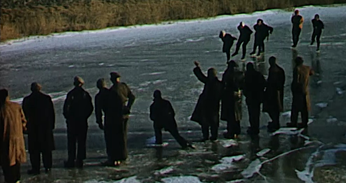 De elfstedentocht, de mannen in deze groep zijn.........