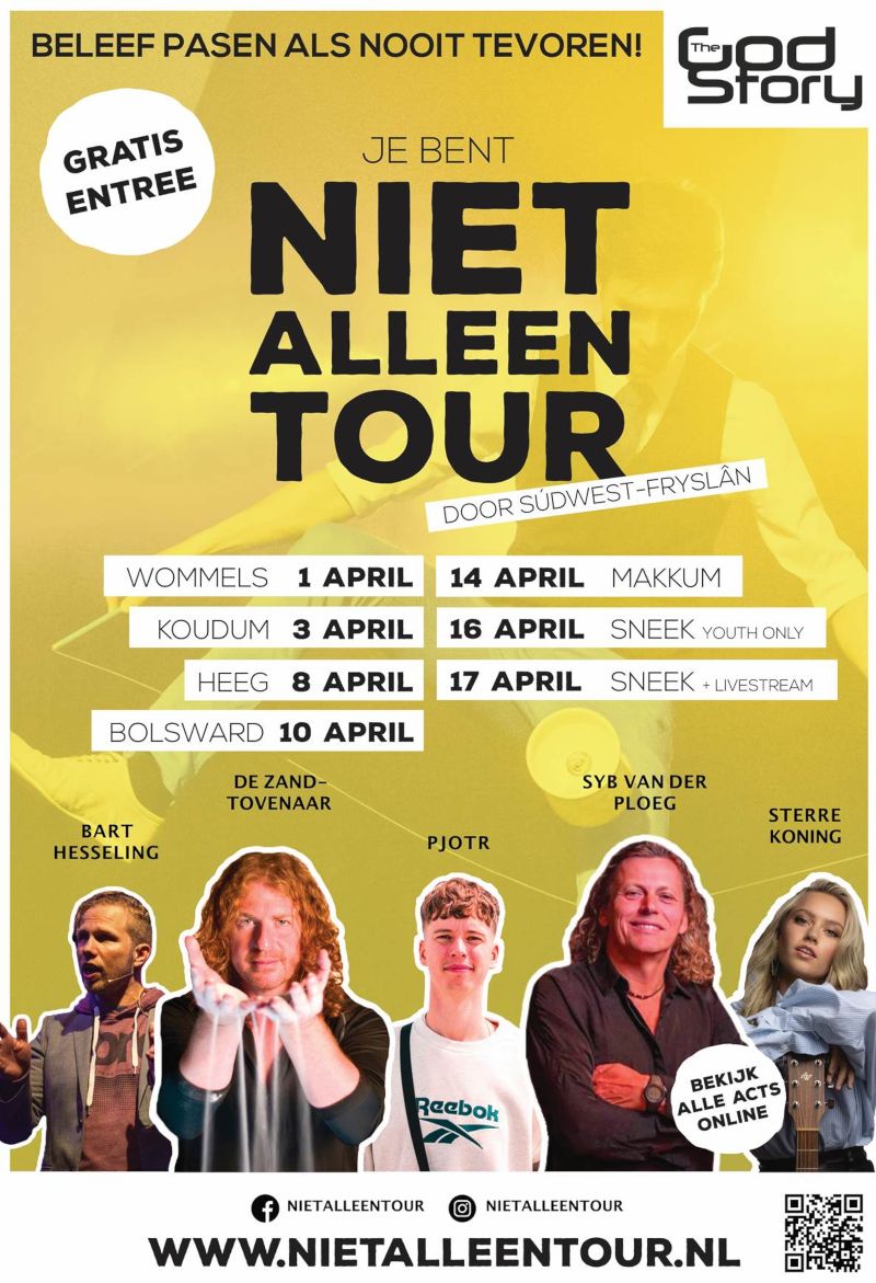 poster niet alleen tour