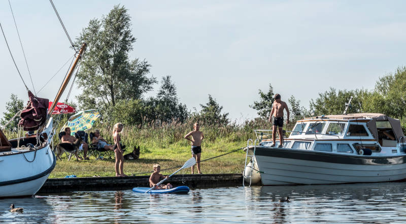 Foto Tom Goossens: watersport bij de Rakkepole