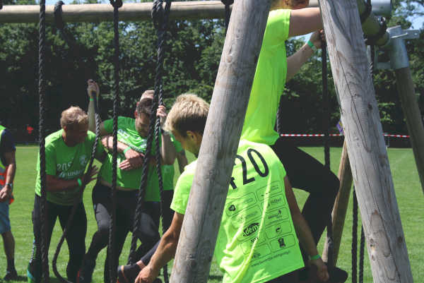 met het hele team aan de slag